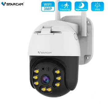 Vstarcam 1080P PTZ Wifi IP-камера 3MP Наружная Цветная Камера Ночного Видения AI Human Detect Беспроводная Камера P2P Аудио CCTV Камера Видеонаблюдения