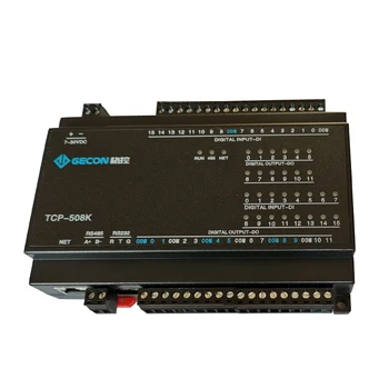12-канальный релейный выход, 16-ДИ-переключатель, вход RJ45 Ethernet RS485 RS232 Modbus TCP контроллер