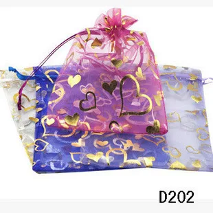17,5*12,5 мм, Модные красивые шифоновые сумки из бронзирующей пряжи, свадебные украшения, подарочный мешочек, разнообразие цветов n202
