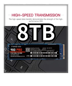 4 ТБ 980 PRO PCIe 4,0 NVMe 4,0 M.2 2280 2 ТБ 1 ТБ SSD Внутренний Твердотельный жесткий диск Для Ноутбука PS5 MLC PC Компьютер disco duro