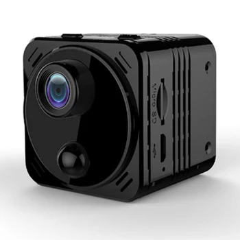 4K Мини WiFi Камера для няни в режиме длительного ожидания, Встроенный аккумулятор, Сигнализация обнаружения движения, камера наблюдения