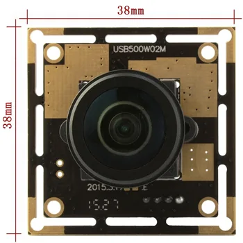 5mp CMOS OV5640 Бесплатный Дайвер 180 градусов Панорамный объектив Рыбий Глаз Мини Cctv Usb Веб-камера Модуль Камеры для БАНКОМАТА КИОСК