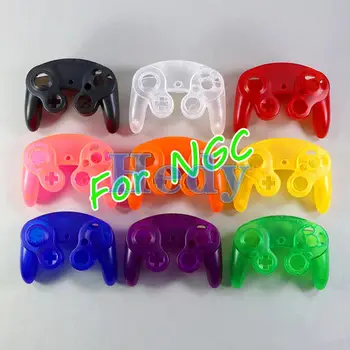 6 комплектов Для Nintendo NGC Gamecube Крышка корпуса контроллера Прозрачная Оболочка Ручка Чехол Защитные аксессуары для ручек