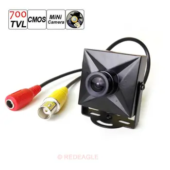 CCTV 700TVL CMOS Проводная Мини-микроцифровая камера безопасности с широким объективом 3,6 мм, металлический корпус