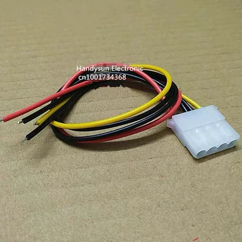 IDE 4-контактный штекер 4-контактный разъем 20 см/30 см/50 см с проводными кабелями Удлинитель питания разъемы для подключения кабелей
