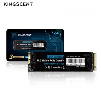 KINGSCENT SSD NVMe M2 128 ГБ 256 ГБ 512 ГБ 1 ТБ M.2 2280 PCIe Gen3 Жесткий Диск Внутренний Твердотельный накопитель для Настольного ноутбука