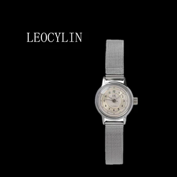 LEOCYLIN shanghai оригинальные винтажные механические часы с ручным управлением, Простота, мода для женщин, классическая литература, наручные часы 7715