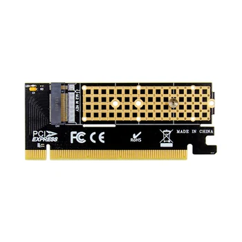 M.2 NVMe SSD NGFF Для PCIE X16 Адаптер Поддерживает M Ключ M.2 SSD PCI Express 3,0x4 2230-2280 Размер M2 PCI-E Адаптер