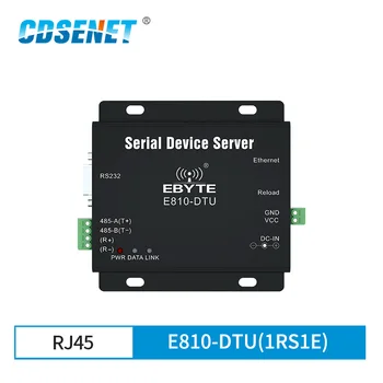 RS232 RS485 RS422 к Ethernet с одним последовательным сервером CDSENET E810-DTU (1RS1E)  Промышленный Модем-преобразователь Modbus