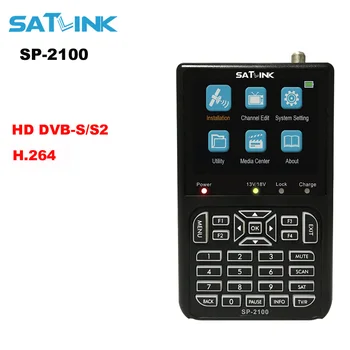 SATLINK SP-2100 3,5-дюймовый ЖК-дисплей HD Sat Finder DVB S2 MPEG-2/4 Digital Satellite Finder Meter