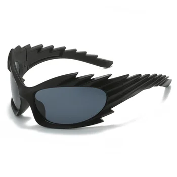 Shatar 2023 Новые солнцезащитные очки в стиле ежика, Объемные Спортивные солнцезащитные очки, Персонализированные Забавные очки для верховой езды UV400