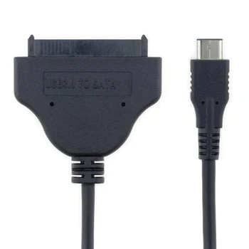 USB-C, кабель USB 3.1 Type C на SATA 22pin, адаптер для внешнего жесткого диска 2,5 