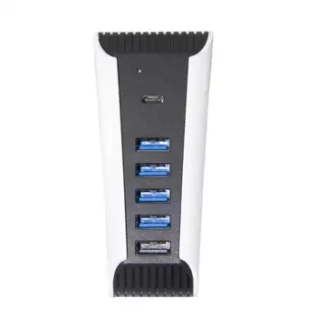 USB-концентратор с несколькими портами Поддерживает несколько устройств для консоли PS5 1-5 USB3.0 Импортный адаптер-разветвитель-расширитель Digital Edition