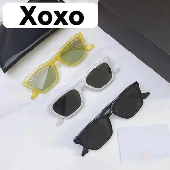 Xoxo GENTLE YUUMI Женские солнцезащитные очки Для мужчин, Винтажные роскошные Брендовые товары, Дизайнерские Летние Uv400, Модные Корейские монстры