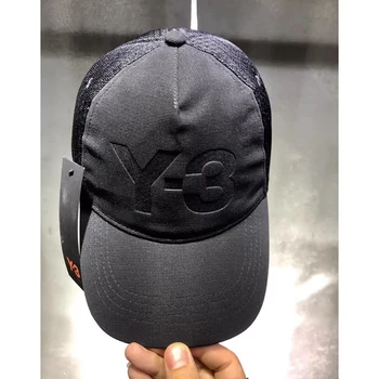 Y3 Y-3, сетчатая эластичная спортивная кепка с полой печатью, мужские и женские повседневные шляпы, бейсболка с козырьком от солнца, кепка