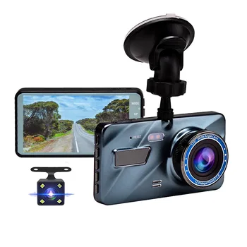 Автомобильный Видеорегистратор Видеорегистратор Dash Cam 1080P Видеорегистраторы с Камерой заднего вида Циклический Рекордер Dashcam Видеорегистраторы для Автомобилей DVR 3 В 1