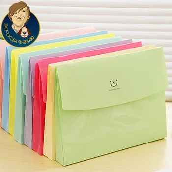 бесплатная доставка канцелярские принадлежности формата а4 сумка для файлов сумка для хранения бумажных пакетов формата А4 милая улыбка сумка для офисных документов