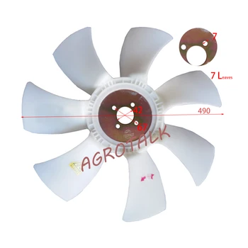 Вентилятор охлаждения, как показано на рисунке, для двигателя Yituo, номер детали: Z490W-42-64-7