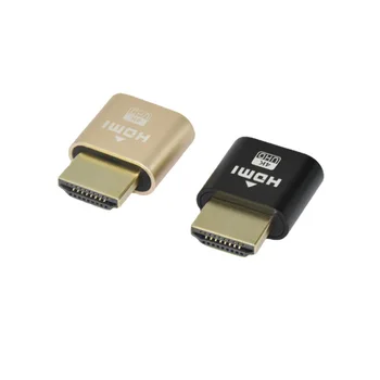 Виртуальный дисплей HDMI 4K, фиктивный разъем HDMI DDC, EDID-дисплей, чит-виртуальный разъем, адаптер-эмулятор HDMI, Поддержка всех систем