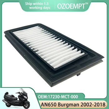 Воздушный фильтр мотоцикла OZOEMPT Применяется к AN650 Burgman 02-15 AN650 A/Z Burgman Executive 04-18 OEM: 13780-10G00