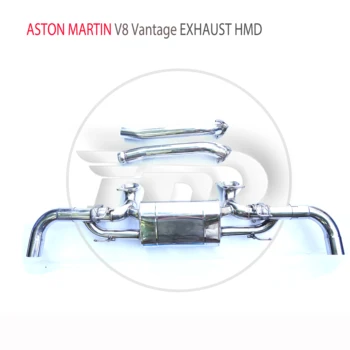 Выхлопная система HMD из нержавеющей стали Catback подходит для автоматической модификации Aston Martin Vantage, Глушитель клапана для автомобиля