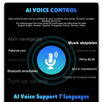 Голосовое управление WITSON AI Видео на испанском языке