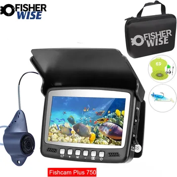 Горячая распродажа 4,3-дюймовая рыболовная камера 750 fish Video Fishing Camera Kit Эхолот для подводной рыбалки