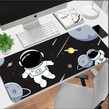 Дизайн Космического Астронавта, Игровые аниме-Коврики для мыши, Большая резиновая основа 40x90 см, Настольный коврик для мыши с клавиатурой для ноутбука, Коврик для мыши XXL, игровой стол