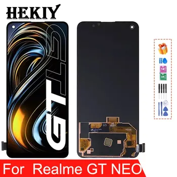 Для RealMe GT Neo ЖК-дисплей с Сенсорным экраном Дигитайзер В Сборе Замена 6,43 