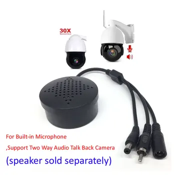 Для встроенного микрофона Предусмотрена поддержка двухстороннего аудио-разговора с обратной связью 2-мегапиксельная 5-мегапиксельная PTZ-камера POE WIFI с 30-кратным зумом (динамик продается отдельно).