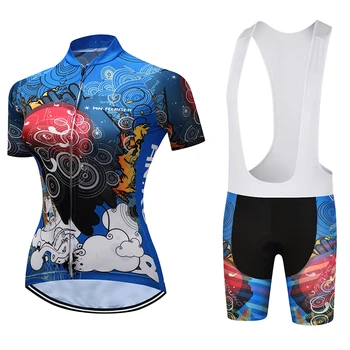 Женские Короткие велосипедные комплекты для велоспорта с защитой от пота, 3D-подкладка, спортивные майки на заказ/Оптовая продажа