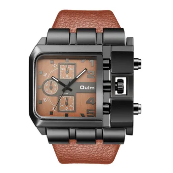 Кварцевые часы с большим циферблатом Для мужчин, Европейский и американский стиль Крутого парня, Модные Повседневные мужские часы Reloj Hombre