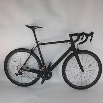 комплектный суперлегкий карбоновый велосипед Карбоновый Дорожный велосипед Комплектный Карбоновый Велосипедный дорожный велосипед с 22 скоростями Shi R7000