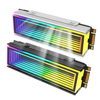 Компьютерные радиаторы M2 SSD Охлаждение, PC SSD Cooler DC 5V M.2 Радиатор Из алюминиево-магниевого сплава, эффективное рассеивание тепла