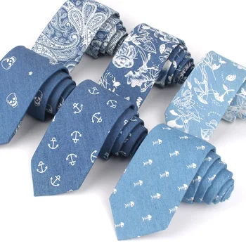 Модные Хлопковые галстуки для мужчин И женщин, Повседневный галстук с цветочным принтом для свадьбы, деловые костюмы, Узкий мужской галстук Gravatas