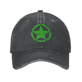 Новая крутая хлопковая зеленая бейсболка с американской тактической военной звездой для мужчин и женщин, персонализированная Регулируемая шляпа для папы для взрослых в стиле хип-хоп