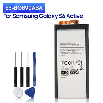 Новая Сменная батарея EB-BG890ABA для Samsung Galaxy S6 Active G890A G870A Аккумулятор для телефона 3500 мАч