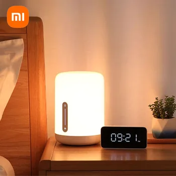 Ночник Xiaomi, светодиодная прикроватная лампа, Умный светильник, голосовое управление, регулировка сенсорного переключателя для Apple Homekit Siri