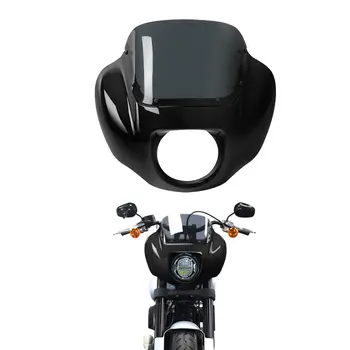 Обтекатели фар Лобовое стекло С кронштейном Для Harley 2018-2023 Street Bob FXBB Low Rider Softail Стандартный мотоцикл
