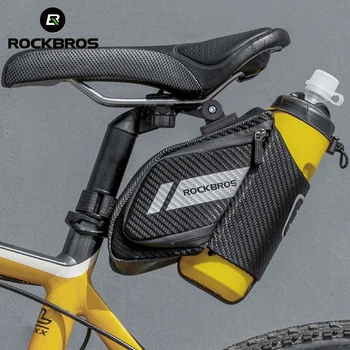 Официальная сумка Rockbros объемом 1,5 л, Водоотталкивающий Прочный Светоотражающий горный велосипед с бутылкой воды, Карманная сумка для велосипеда, Аксессуары