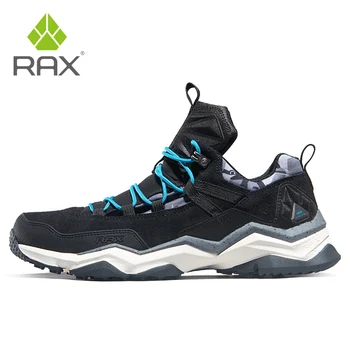 Походная обувь Rax, мужская Водонепроницаемая Трекинговая обувь, Легкие дышащие спортивные кроссовки на открытом воздухе для мужчин, Кожаная обувь для скалолазания