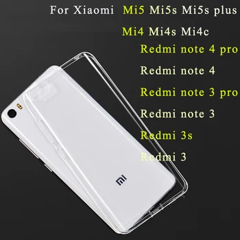 Прозрачный Гелевый Чехол Для Xiaomi Mi 5 5s Plus 10 Ultra Max 3 Xaomi Redmi Note 8t 9s 9 6 Pro 5 5a Силиконовый Прозрачный Чехол Для смартфона