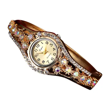 Роскошные Брендовые часы Lvpai с кристаллами и золотом, Женский модный браслет, Кварцевые наручные часы, женские модные часы со стразами, Прямая поставка