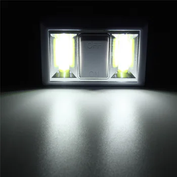Сверхяркий магнитный светодиодный ночник COB LED Беспроводной Выключатель Настенный Светильник С батарейным питанием Под полкой шкафа Ночной светильник в шкафу