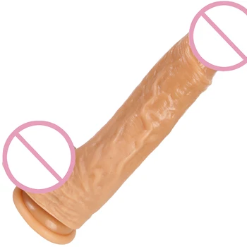Силиконовый большой фаллоимитатор секс-игрушки для женского мастурбатора Реалистичные фаллоимитаторы с присоской Пенис для взрослых Анальная секс-игрушка для женщин лесбиянок