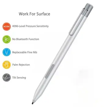 Стилус Для ноутбука Microsoft Surface Pro 7/6/5/4/3 Book Go Studio Smart Pen С дополнительными наконечниками и 4096 Уровнями нажатия Q2B2