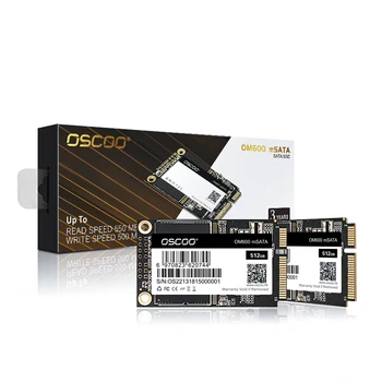 Твердотельный диск OSCOO MSATA SSD 1 ТБ 512 ГБ 256 ГБ 128 ГБ Жестких дисков, Оригинальный MLC-чип Mini MSATA SSD
