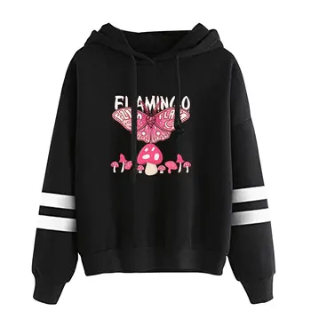 Флим Фламинго Пуловер Толстовка Унисекс с капюшоном Модный спортивный костюм